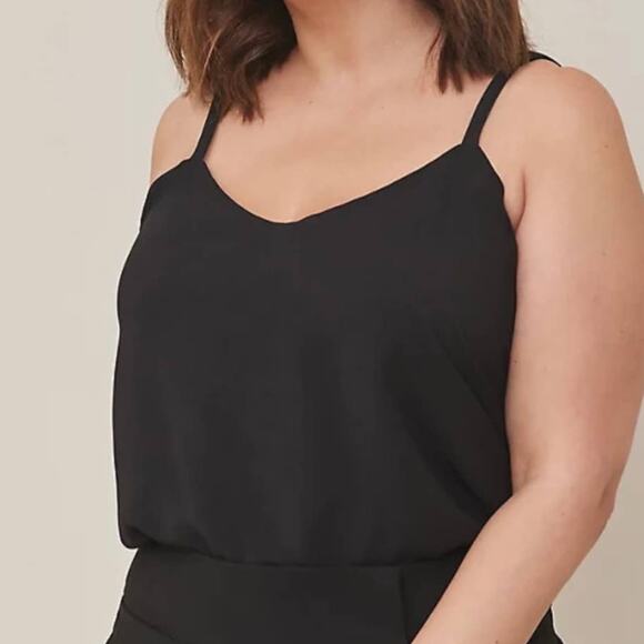 TORRID Swing Black Chiffon Cami Top Sz 2 - Picture 1 of 10